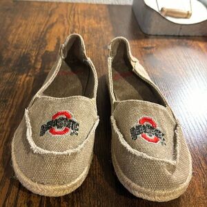 Ohio StateBuckeyes -  slip on espadrilles - women’s size 7